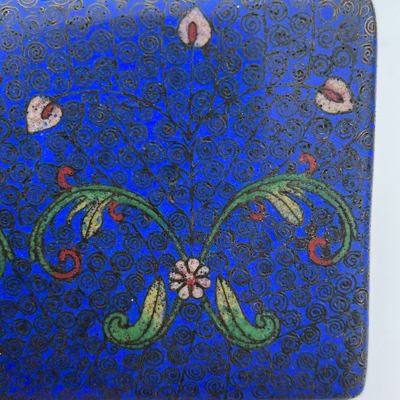 Vintage Chinese cigarette cloisonné box metal - Picture 16 of 16